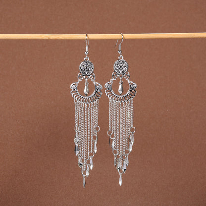 Style Female Temperament Bohemian Vacation Tassel Earrings