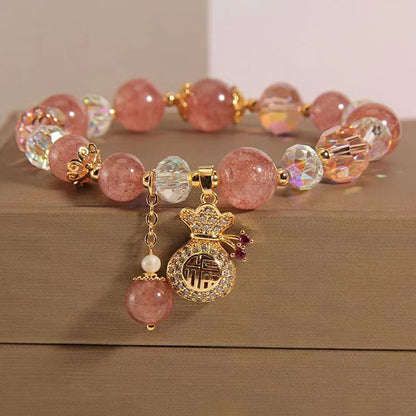 Women's Natural Crystal Korean High-grade Design Color Bracelets