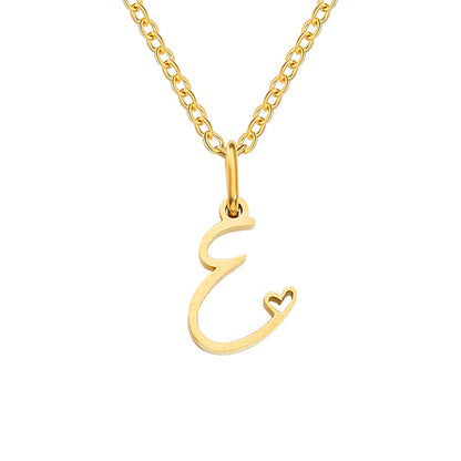 Letter Female Personalized Minority Clavicle Chain Necklaces