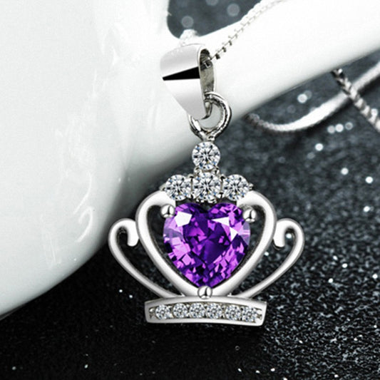 Crown Heart-shaped Ornament Queen's Arrival Popular Pendants