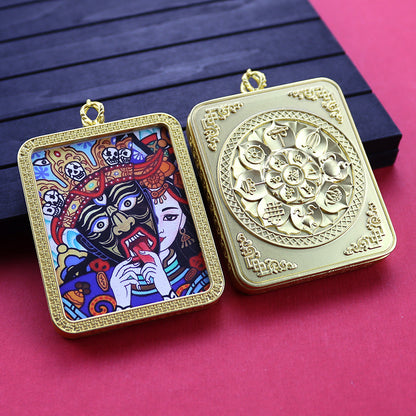 Fifth Master Small Yellow God Wealth Pendants