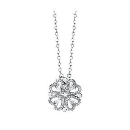 Zircon Clover One Style For Love Temperament Entry Necklaces