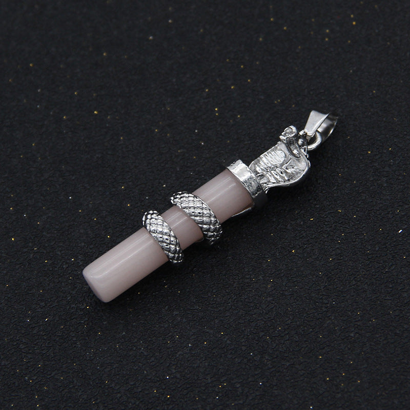 Alloy Sier For Male Cylindrical Hip Necklaces