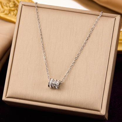 Women's Steel No Fading Design High-grade Light Necklaces