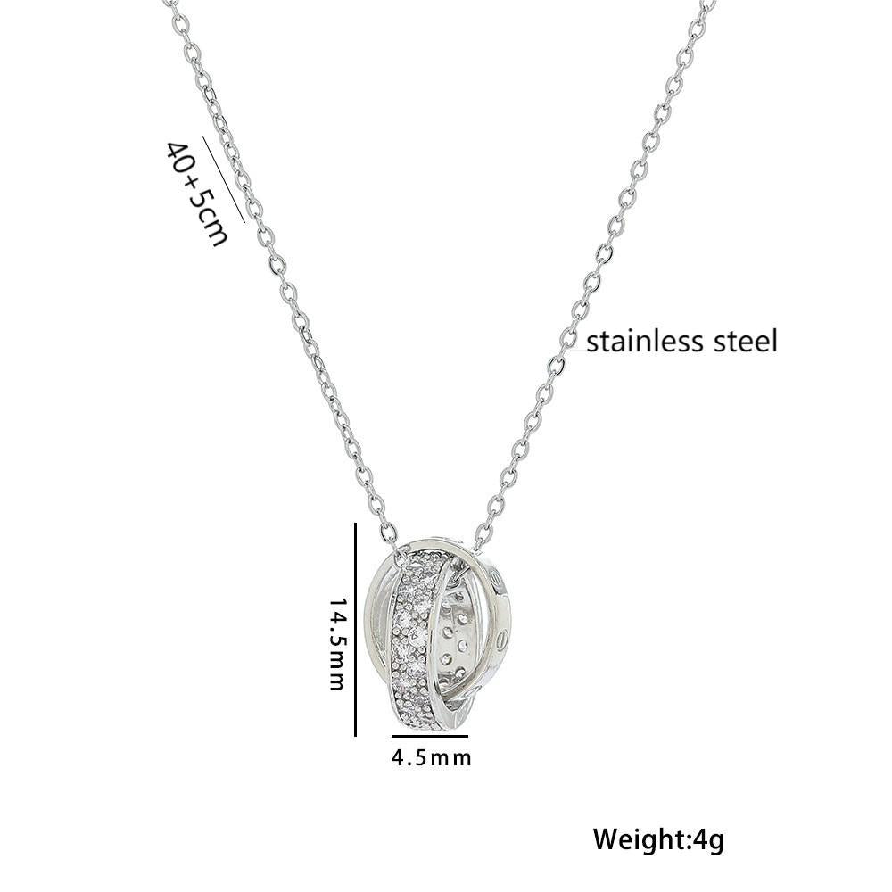 Women's Steel Ornament Design High-grade Light Luxury Necklaces