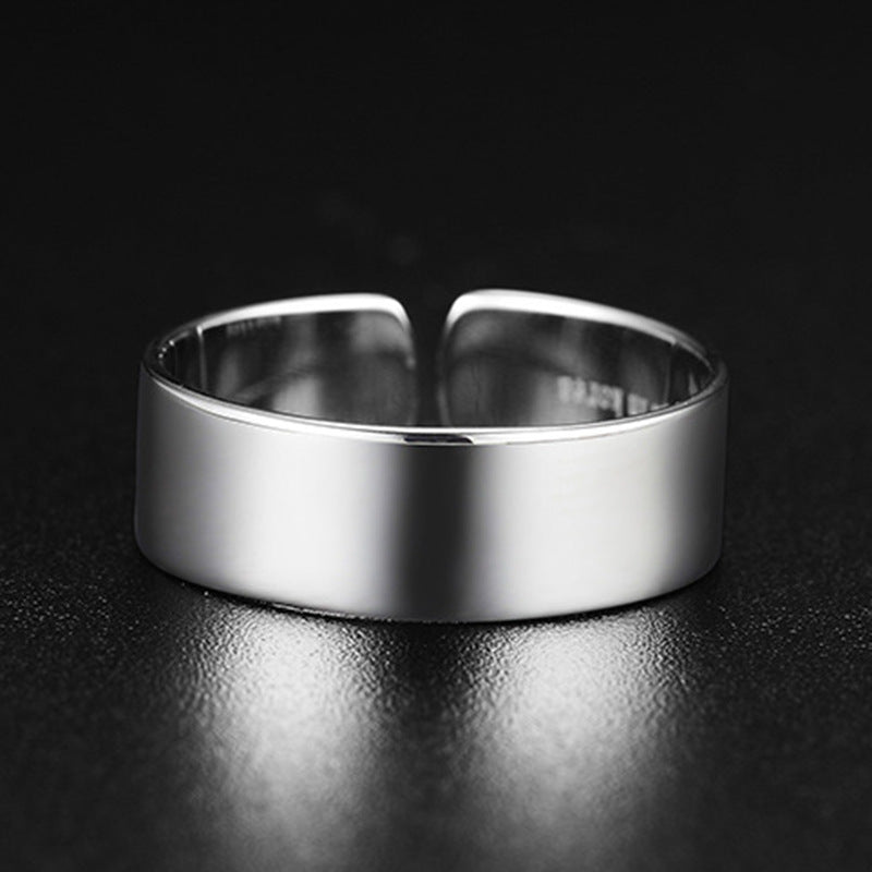 Men's Personalized Opening Single Index Finger Retro Rings