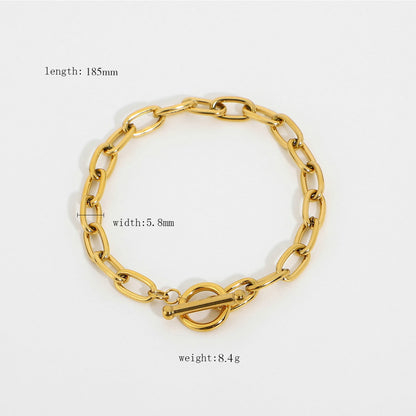 Women's Chain Like Flat Snake Twin Miami Bracelets