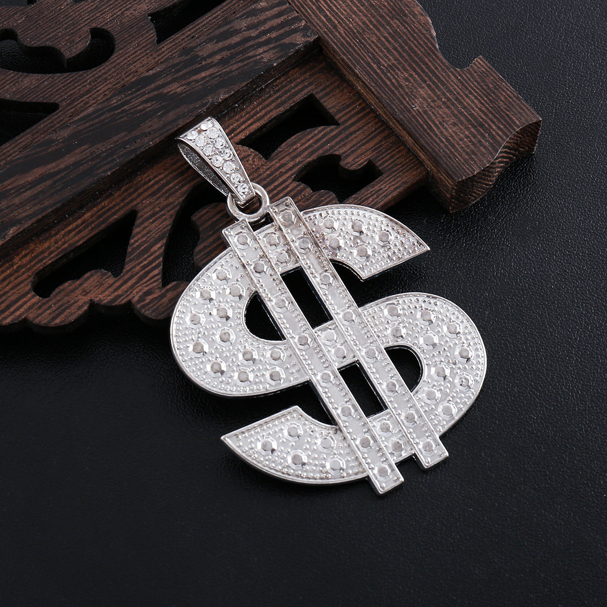 Women's & Men's Hip Hop Gold Color Chain Dollar Pendants