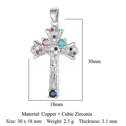 Zirconium Copper Micro Inlaid Zircon Ornament Pendants