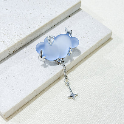 Female Design Advanced Lightning Raindrop Ornaments Necklaces