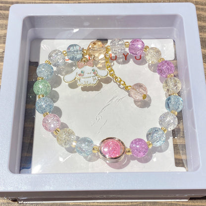 Boxed Beaded Colored Glaze Beads Jewelry Bracelets