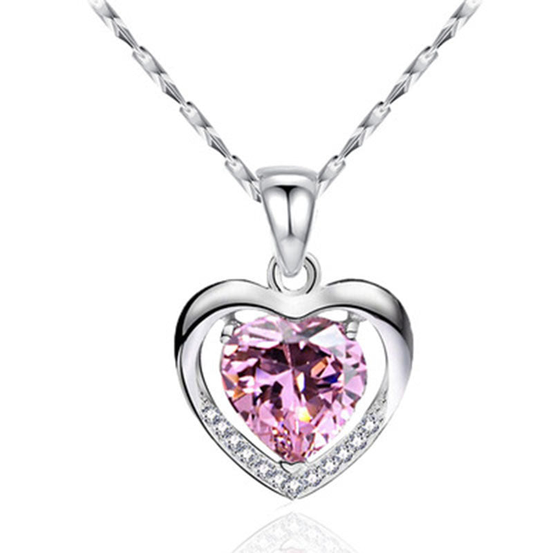 Women's Korean Light Luxury Minority Heart-shaped Simple Pendants