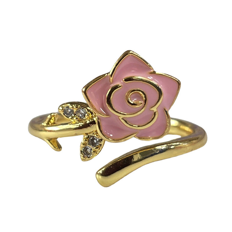 Butterfly Flower Female Design Fashion High Rings