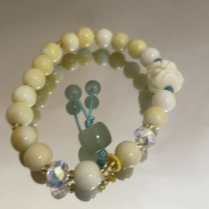 Lovely Macaron Colored Series Ceramic Beaded Bracelets