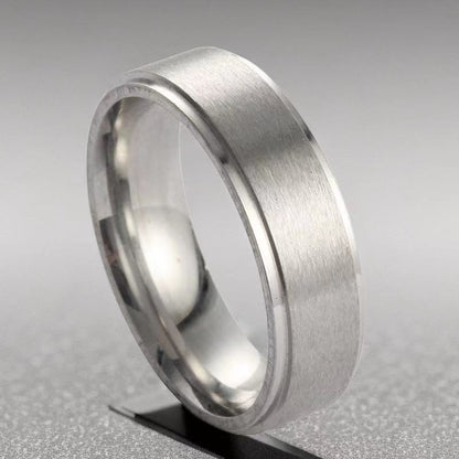 Titanium Female Male Trendy Korean Style Niche Rings