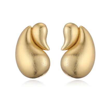 Women's Style Conch Fishbone Ear Exaggerated Personalized Earrings