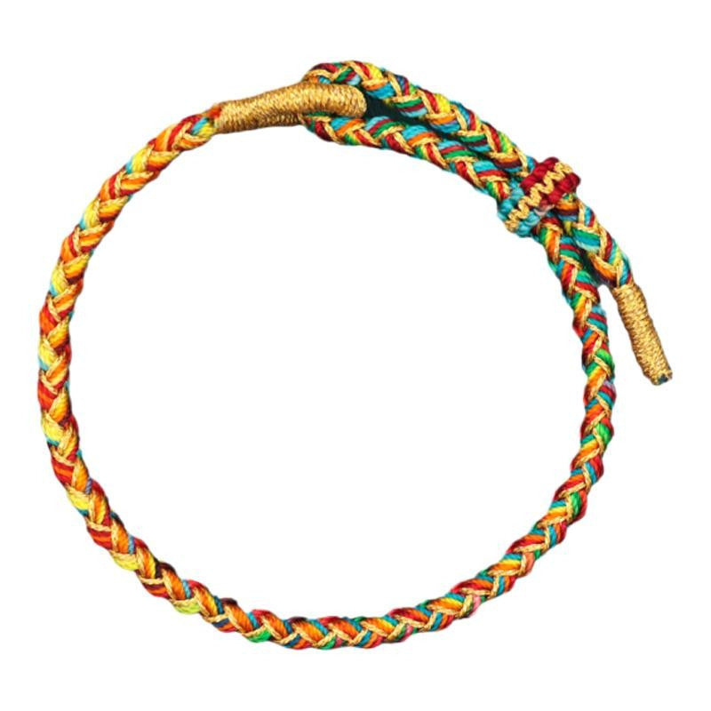 Festival Colorful Rope Scale String Spool Bracelets