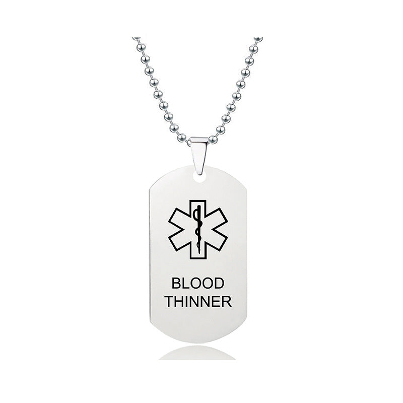Steel Medical Logo Hot Stainless Star Necklaces