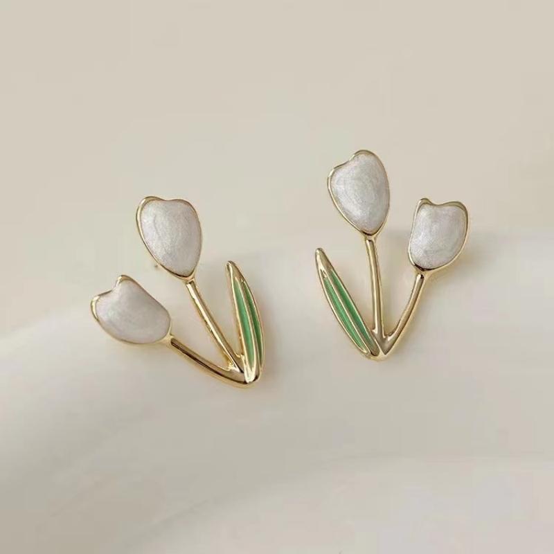 Affordable Luxury Fashion High-grade Small Fresh Flower Earrings