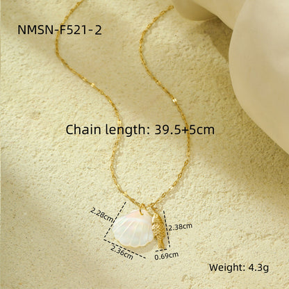 Niche Design Shell Beach Style Ocean Necklaces