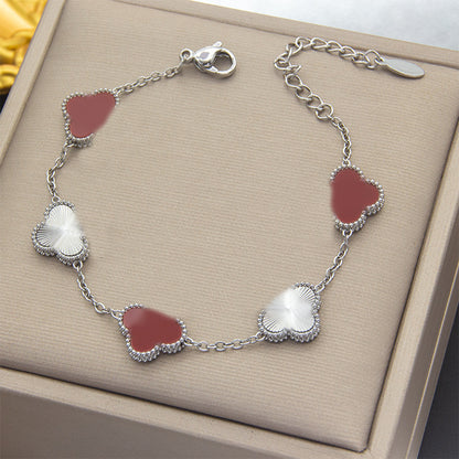 Double-sided Natural Laser Carving Light Luxury Bracelets