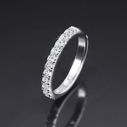 Moissanite Female Live Streaming On Opening Rings