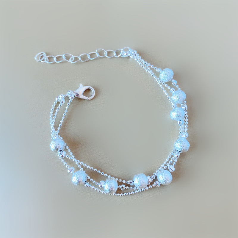 Female Korean Style Simple Imitation Sier Bracelets