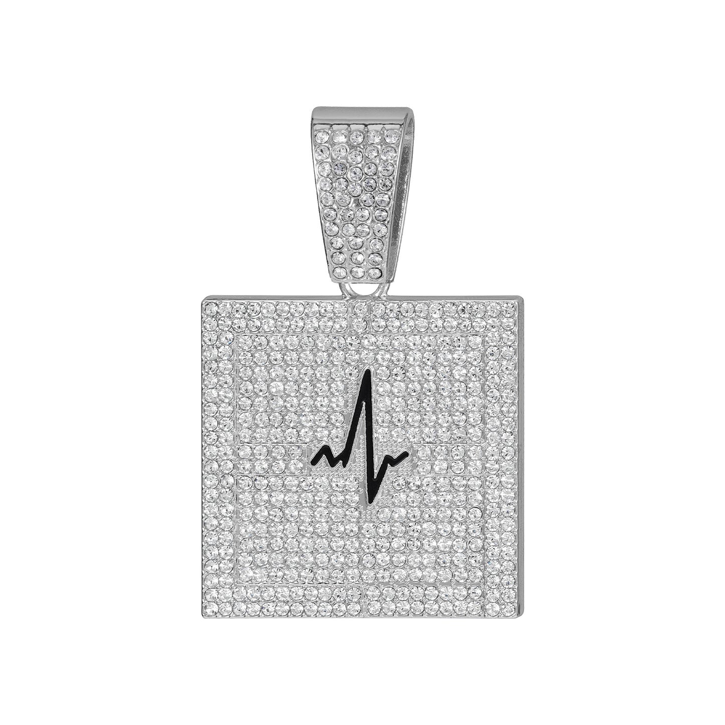 Men's Full Diamond Cuban Link Chain Hip Necklaces