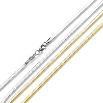 Women's & Men's Stainless Steel Blade Chain Personality Titanium Necklaces