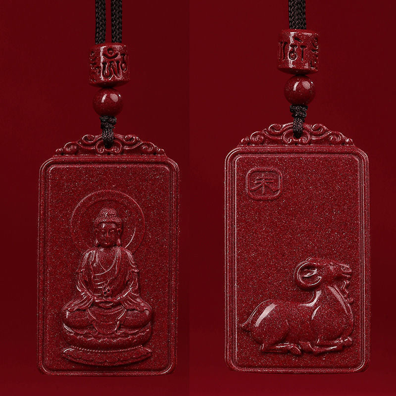 Women's & Men's Zodiac Dragon Patron Year Of Birth Buddha Life Necklaces