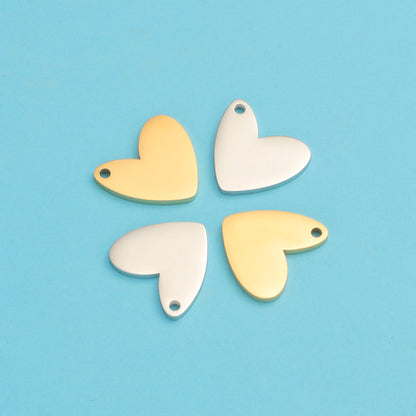 Love Heart Shaped Accessories Fashion Small Pendants