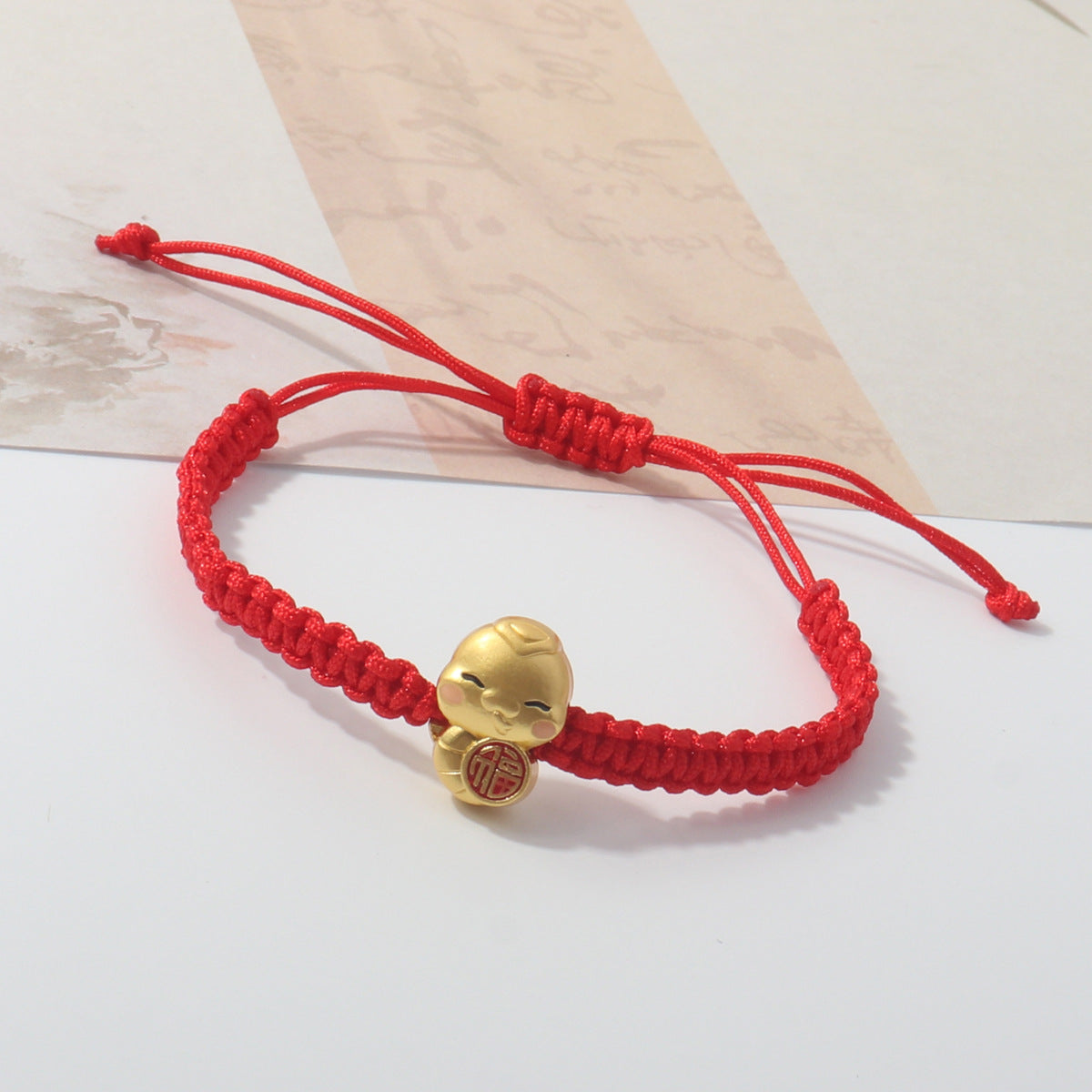 Year Of Snake Woven Love Holding Rabbit Spirit Bracelets