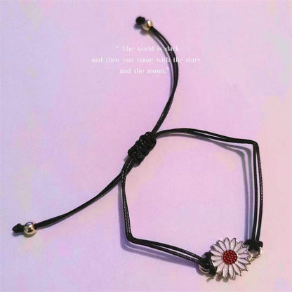 Wax Line Woven Beautiful Little Daisy Bracelets
