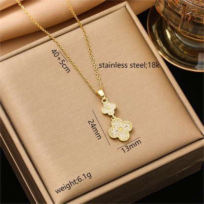 Women's Steel Ornament Design High-grade Light Luxury Necklaces