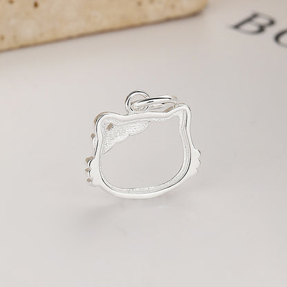 Female Cute Hollow Cat Ornaments Accessories Pendants