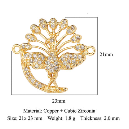 Ornament Accessories Peacock Butterfly Palm Hand Pendants