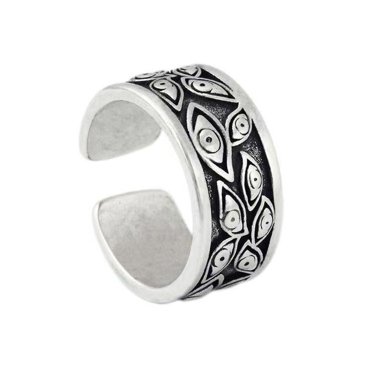 God's Eye Vintage Wide Unisex Old Rings