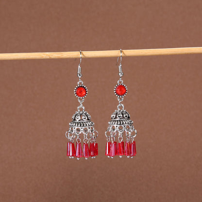 Style Female Temperament Bohemian Vacation Tassel Earrings