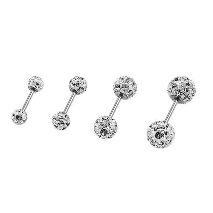 Stainless Steel Piercing Ornaments Korean Fashion Diamond Earrings