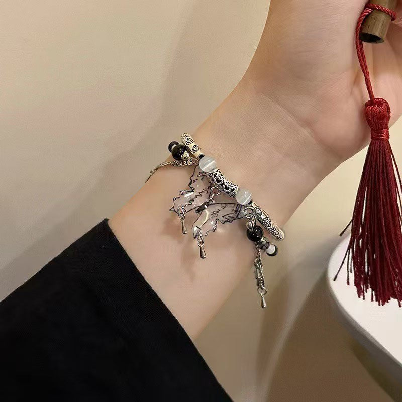 Escape Minimalist Sweet Bow Snake Bones Chain Female Bracelets