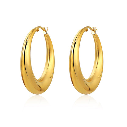 Female Simple Graceful Niche Design Light Earrings