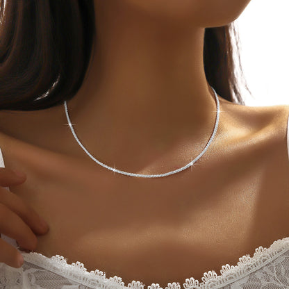 Women's Design Sparkling High-grade Cold Style Light Necklaces