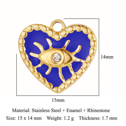 Titanium Steel Sun Ornament Accessories Star Pendants