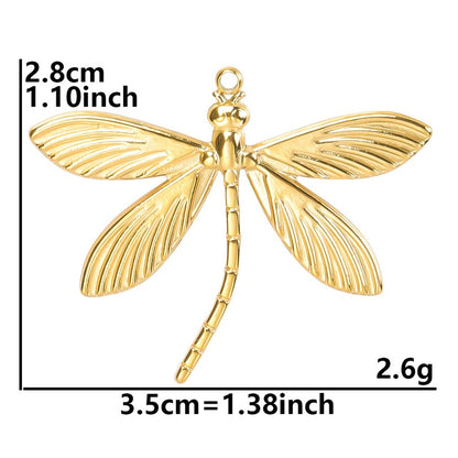 Stainless Steel Dragonfly Ornament Accessories Light Necklaces