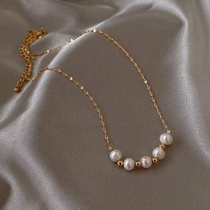 Women's Pearl Light Luxury Design Sense Niche Tide Necklaces