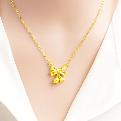Women's Placer Gold For No Color Fading On Necklaces