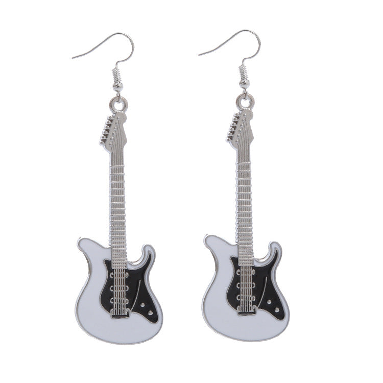 Guitar Vintage Renaissance Music Festival Small Earrings