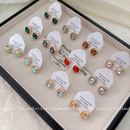 Women's Advanced Crystal Zircon Ear Combination Retro Exquisite Rings