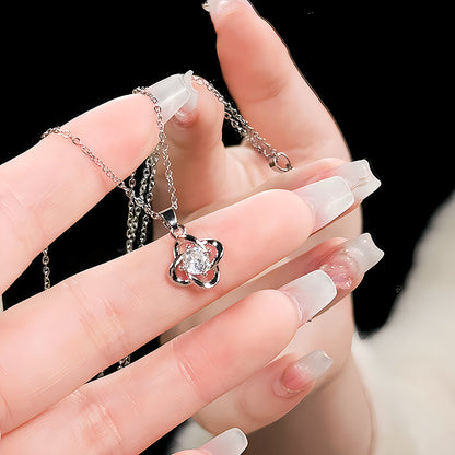 Fang Sugar Princess Light Luxury Titanium Necklaces