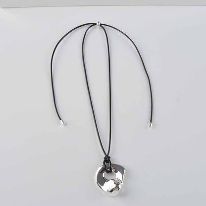 Geometric Irregular Niche Minimalist Hollow Pull-out Necklaces